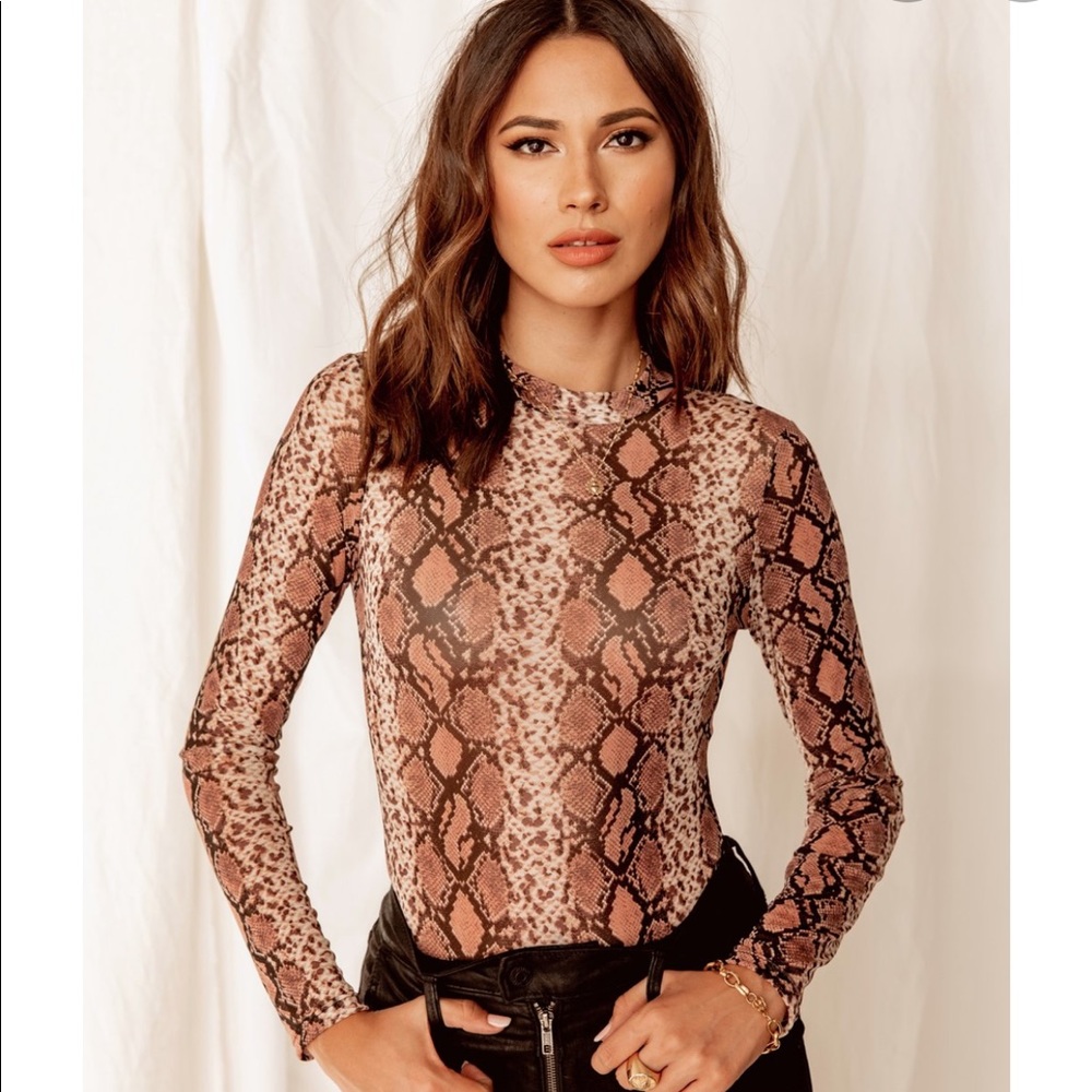 12th tribe into the wild snakeskin bodysuit